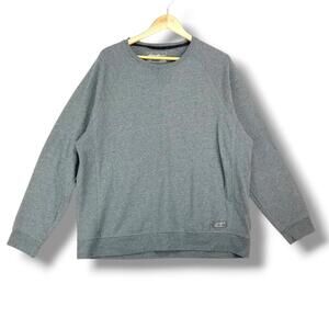 Eddie Bauer Pullover Shirt XXL Gray Long Sleeve Lounge Wear Layering
